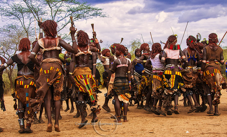 Bull-Jumping: a Hamar Celebration | Travel Photographs By Rosemary Sheel